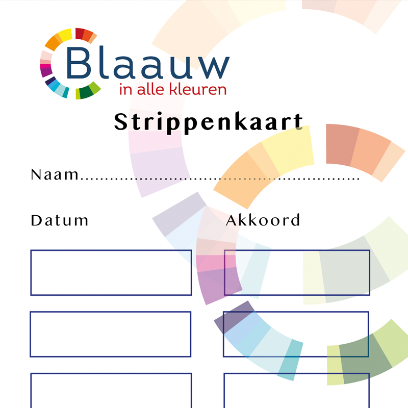 Strippenkaart Puck in glaspoeder